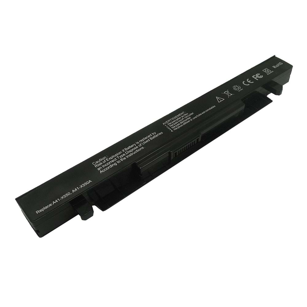 RETRO RASL-089 Asus X550, X552, A41-X550A Notebook Bataryası - Siyah - 4 Cell