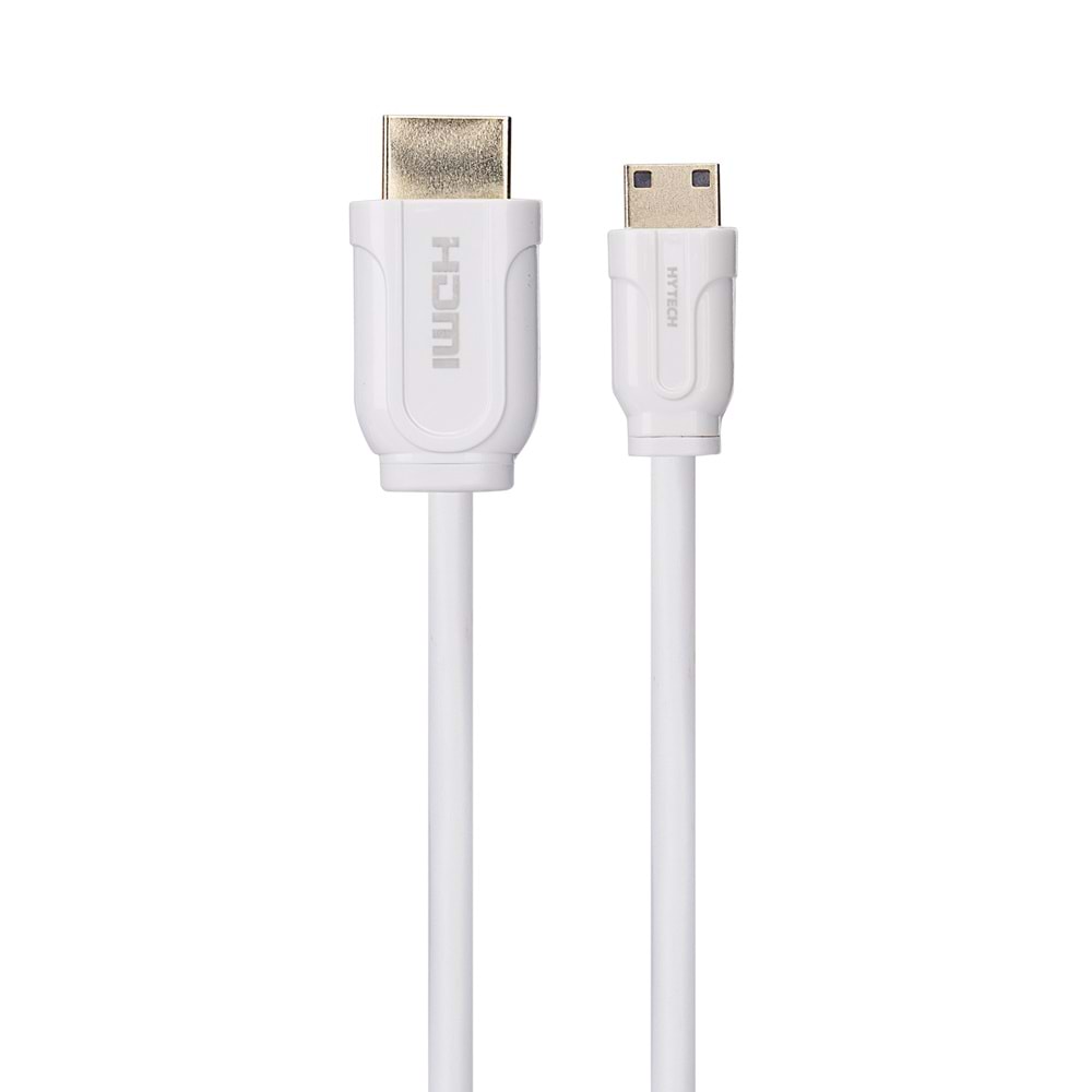 Hytech HY-W235 Mini HDMI to Mini HDMI 2m Altın Uçlu v1.4 3D Kablo