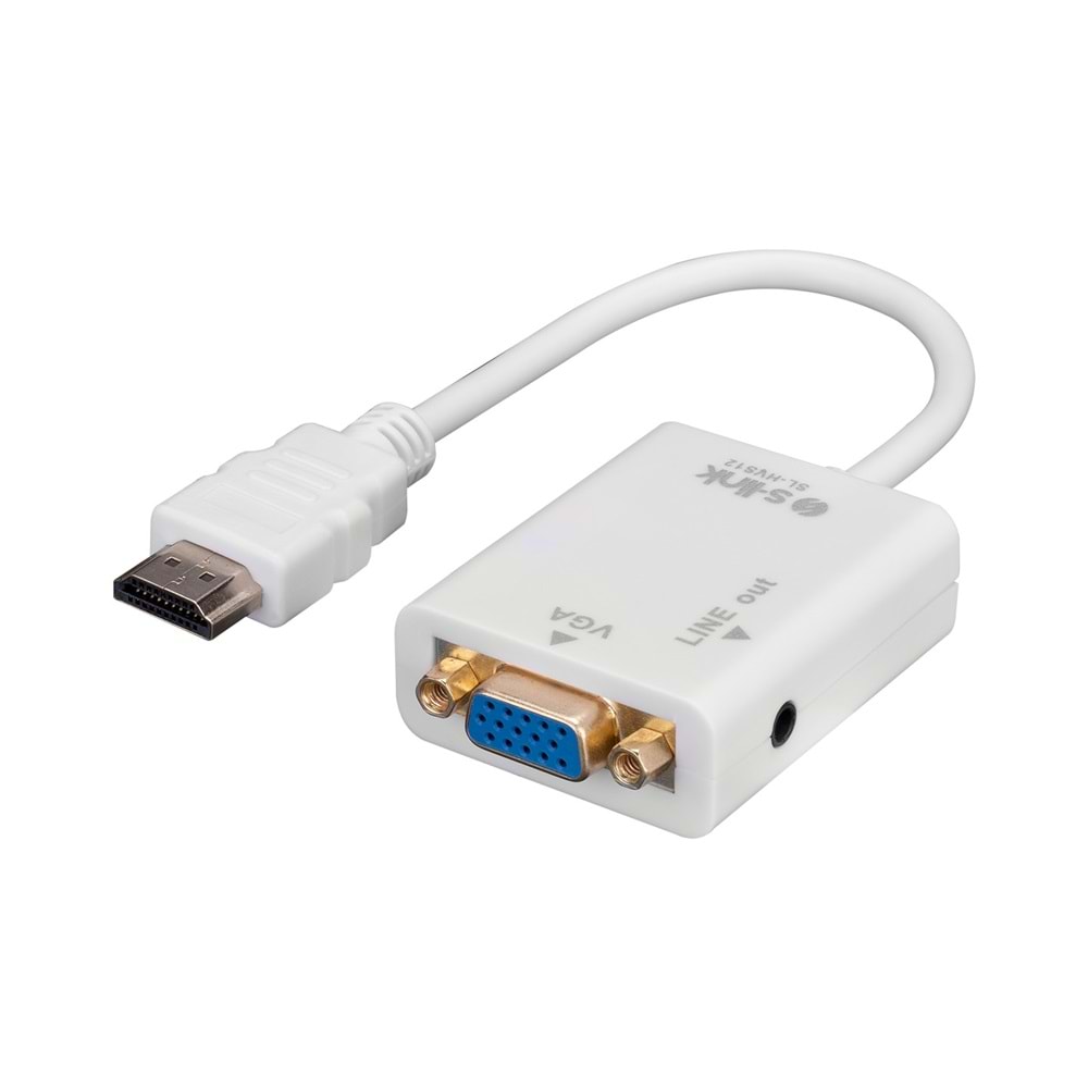 S-link SL-HVS12 HDMI to VGA + Audio Çevirici