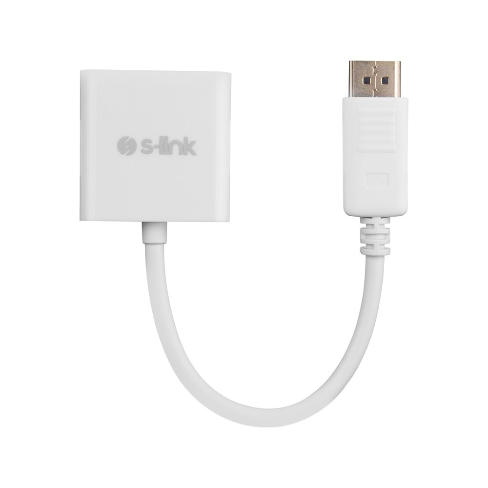 S-link SL-DS585 DisplayPort to VGA 10cm Görüntü Dönüştürücü Adaptör