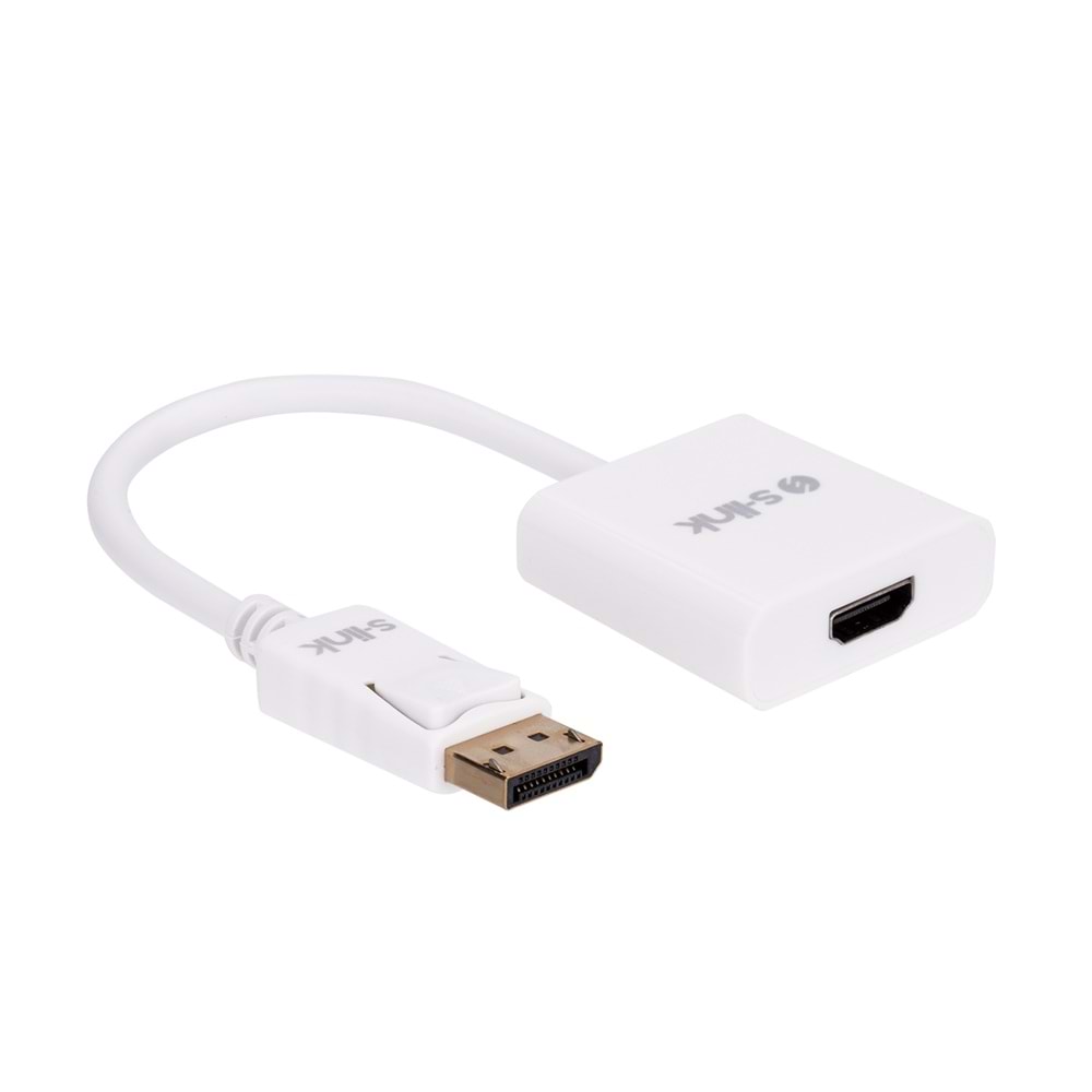 S-link SL-DS580 DisplayPort to HDMI 10cm Görüntü Dönüştürücü Adaptör