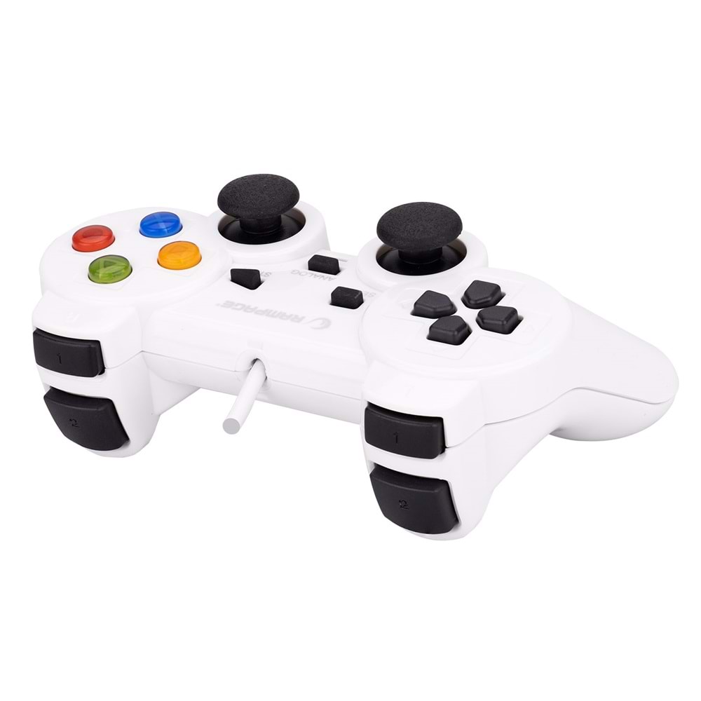 Rampage SG-302B PS3/PC Beyaz USB 1.8m Joypad