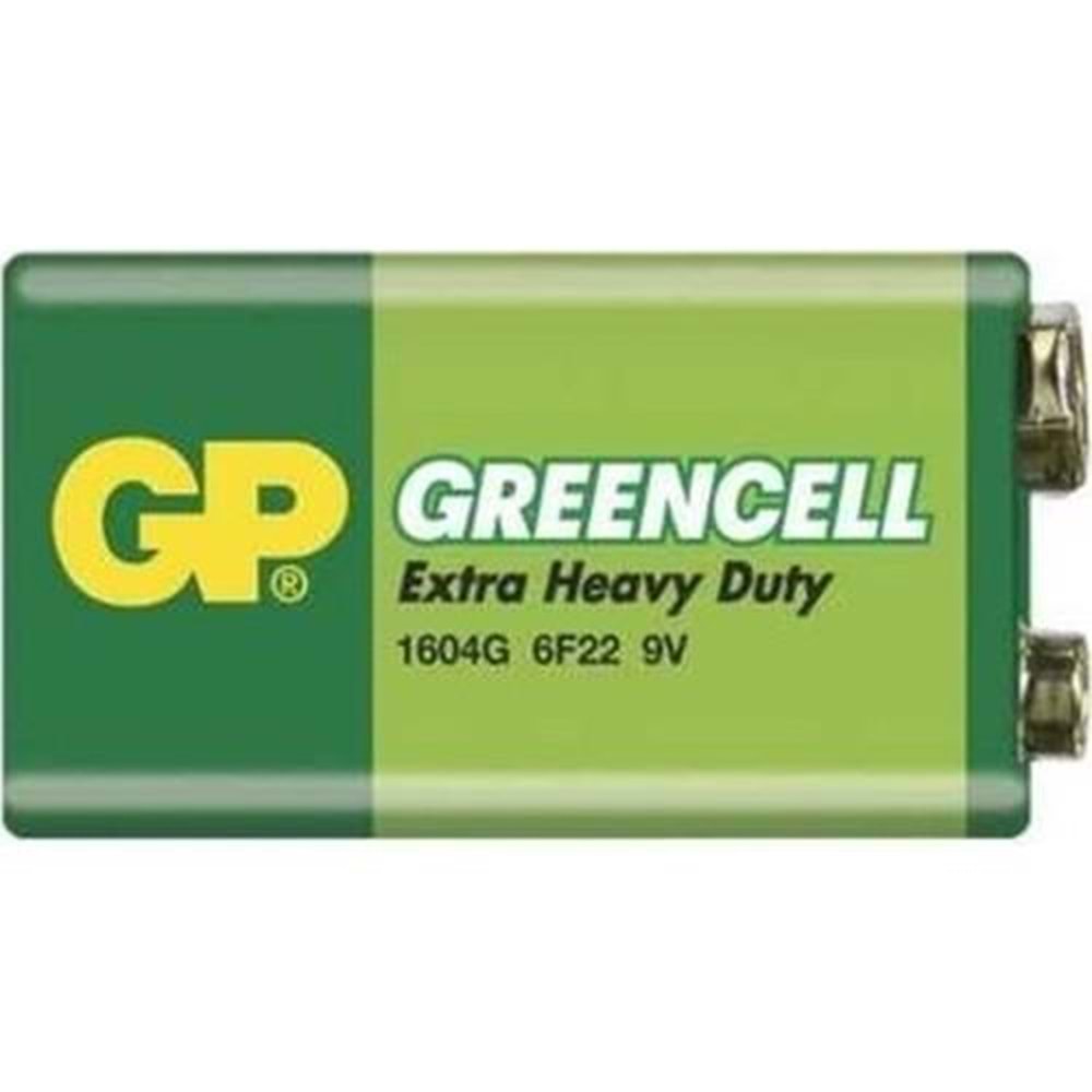 Gp 1604GLF Greencell 9V Blisterli Pil Tekli