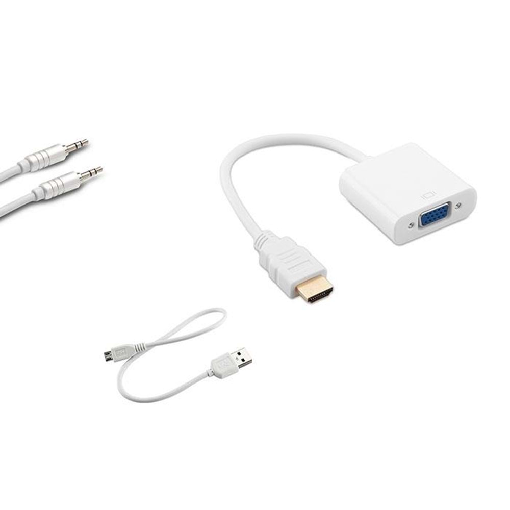 S-link SL-HVS13 HDMI to VGA + Audio Micro Usb Çevirici