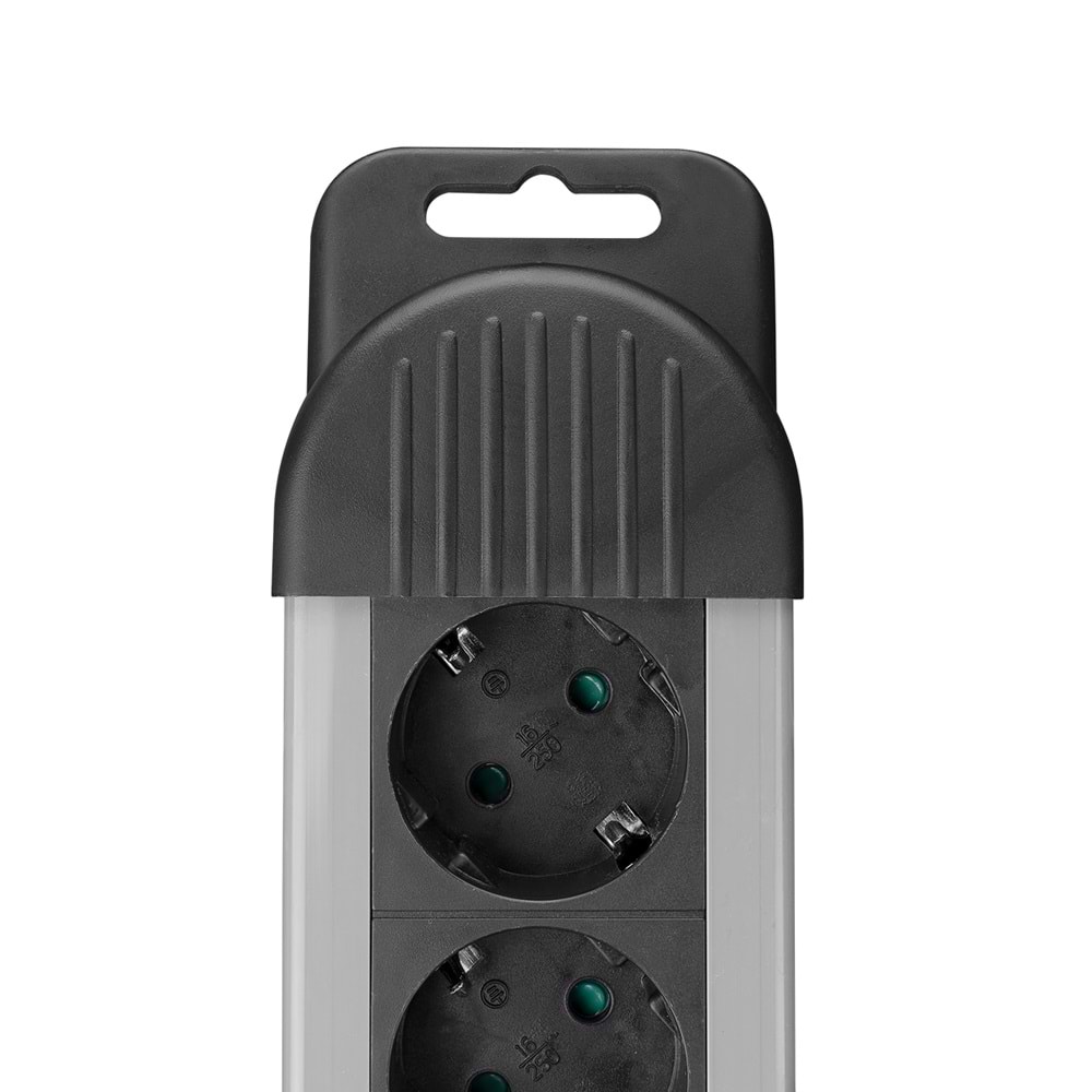 S-link SPGKS03 1.5M 3'lü 900 Joule Akım Korumalı Gri Grup Priz