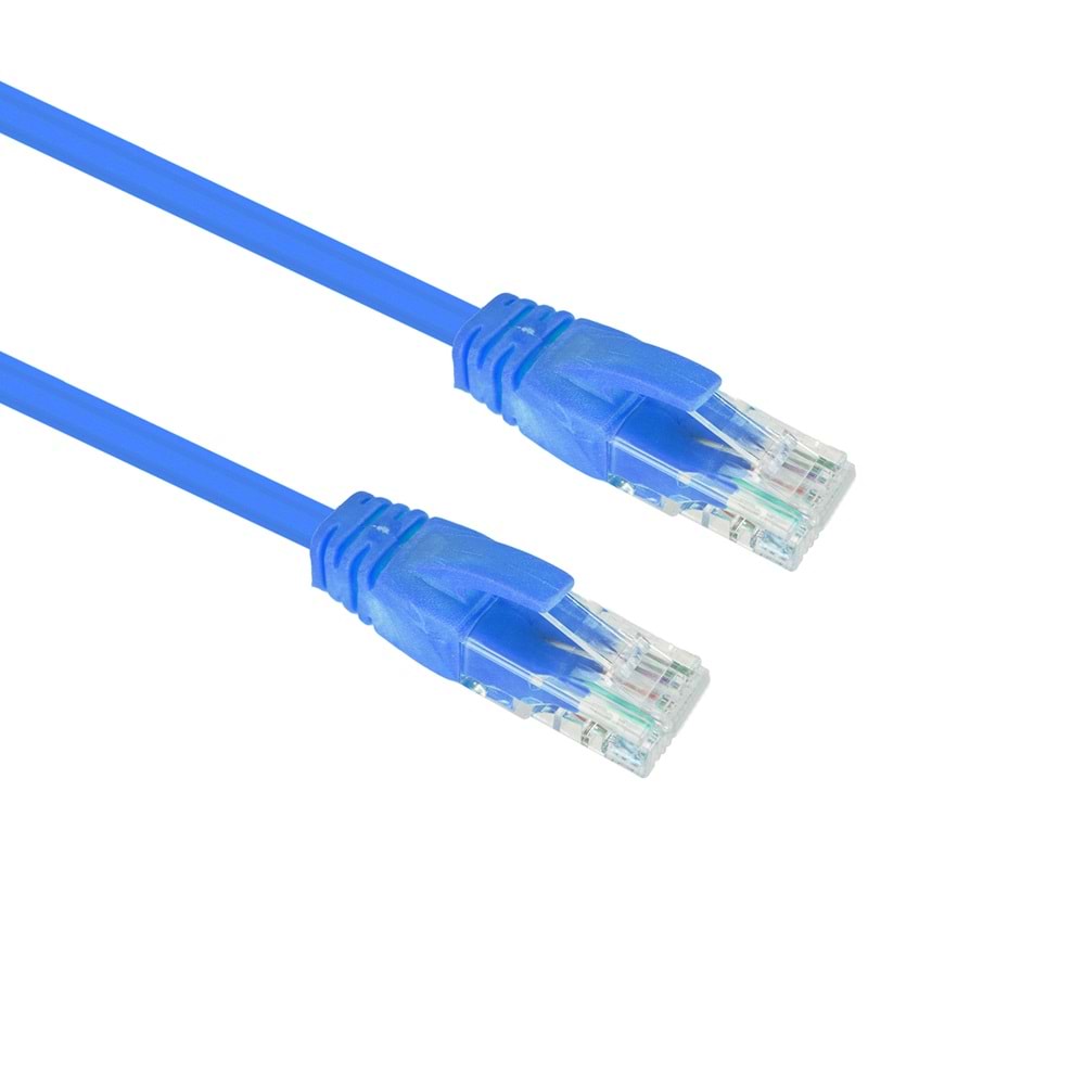 S-link SL-CAT610BL 10m Mavi CAT6 Kablo,Gigabit Cat6 internet Kablosu