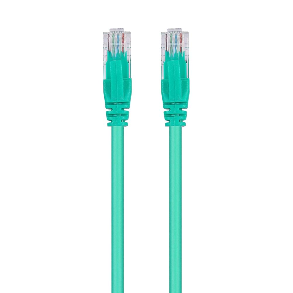 S-link SL-CAT610GR 10m Yeşil CAT6 Kablo,Gigabit Ethernet Kablosu
