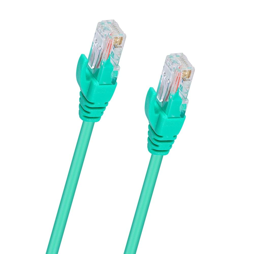 S-link SL-CAT610GR 10m Yeşil CAT6 Kablo,Gigabit Ethernet Kablosu