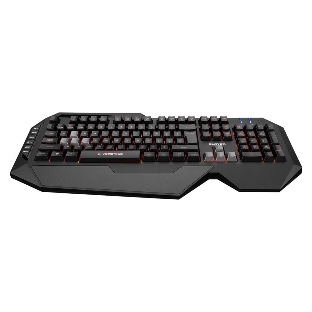 Rampage SLAYER KB-R11 Siyah USB Tuş Aydınlatmalı Makrolu US Q Gaming Klavye