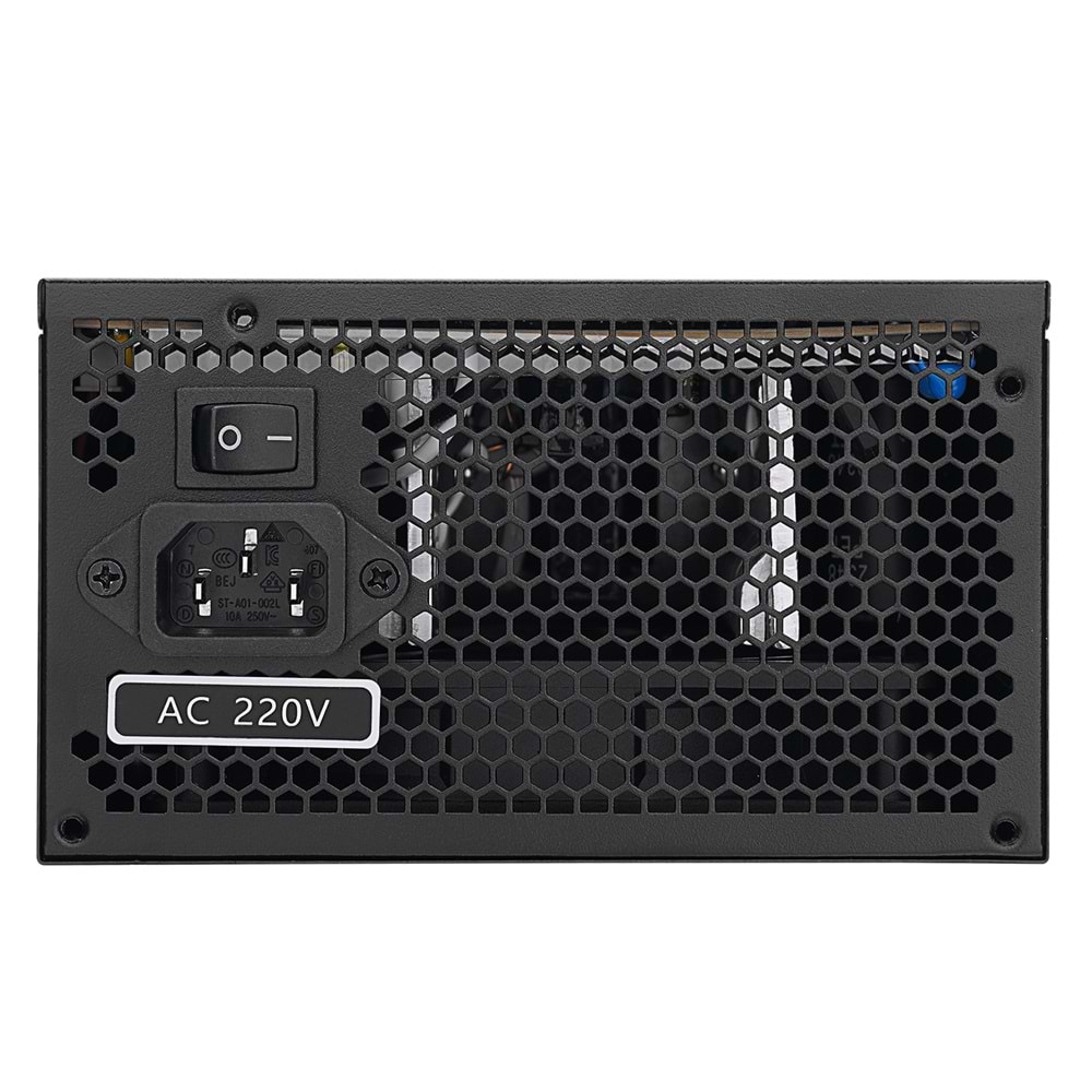 Everest EPS-600A PEAK 600W 12cm Fan 4*SATA Aktif PFC Oyuncu PC Destekli Power Supply Outlet