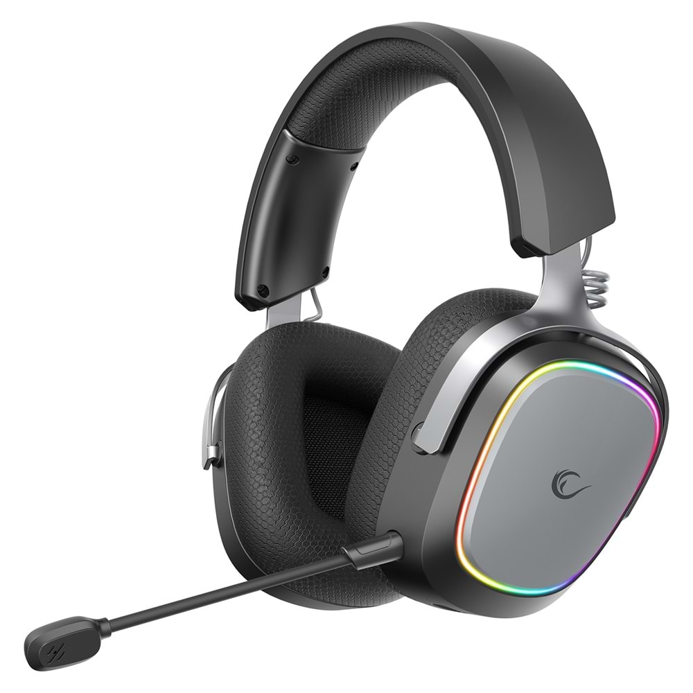 Rampage RETSU Siyah Kablosuz Bluetooth 2.4G RGB Gaming Oyuncu Kulaklığı