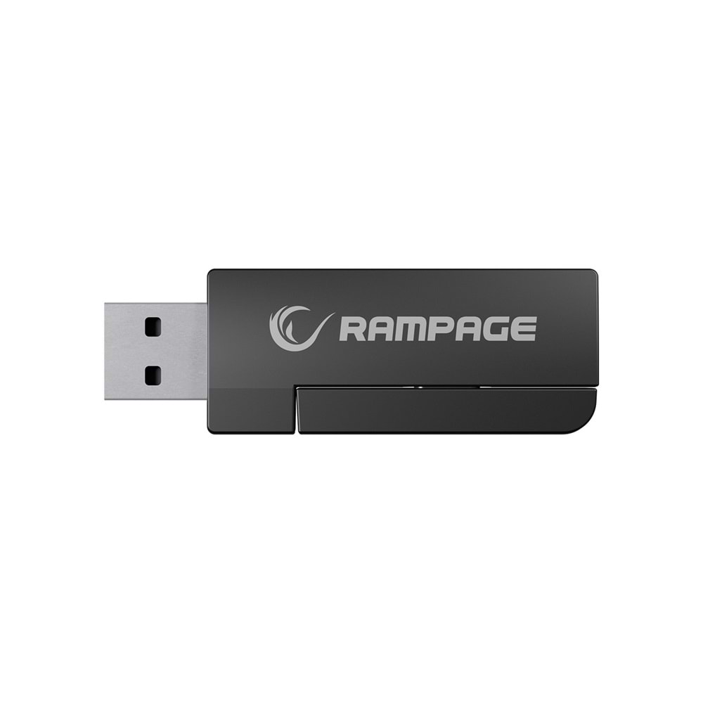 Rampage RETSU Siyah Kablosuz Bluetooth 2.4G RGB Gaming Oyuncu Kulaklığı