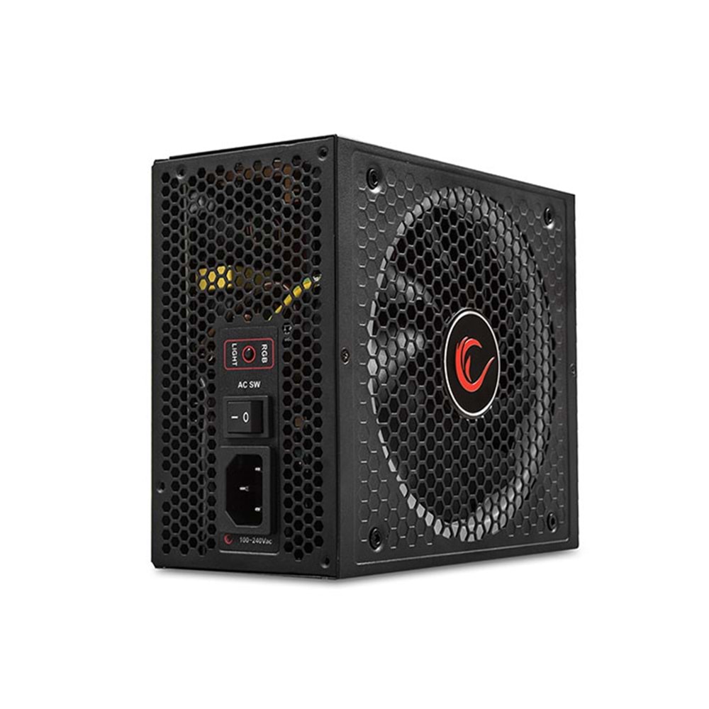 Rampage RGB-550 550W 80 Plus Gold Sertifikalı RGB Ledli Full Moduler Power Supply Outlet