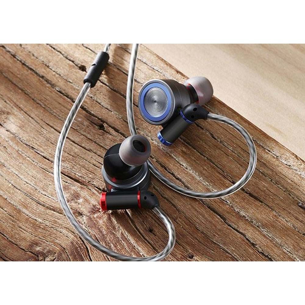 Rampage SN-J8 ELEGANT Mobil Telefon Uyumlu Metal Kulak içi Gri Mikrofonlu Kulaklık