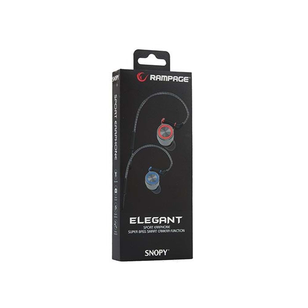 Rampage SN-J8 ELEGANT Mobil Telefon Uyumlu Metal Kulak içi Gri Mikrofonlu Kulaklık