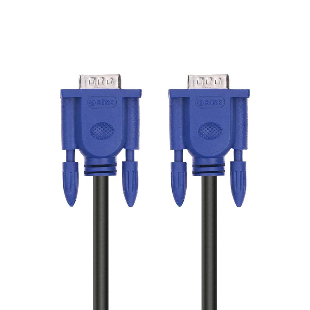 S-link SL-VGA10 10 Metre VGA Görüntü Aktarım Kablosu Siyah