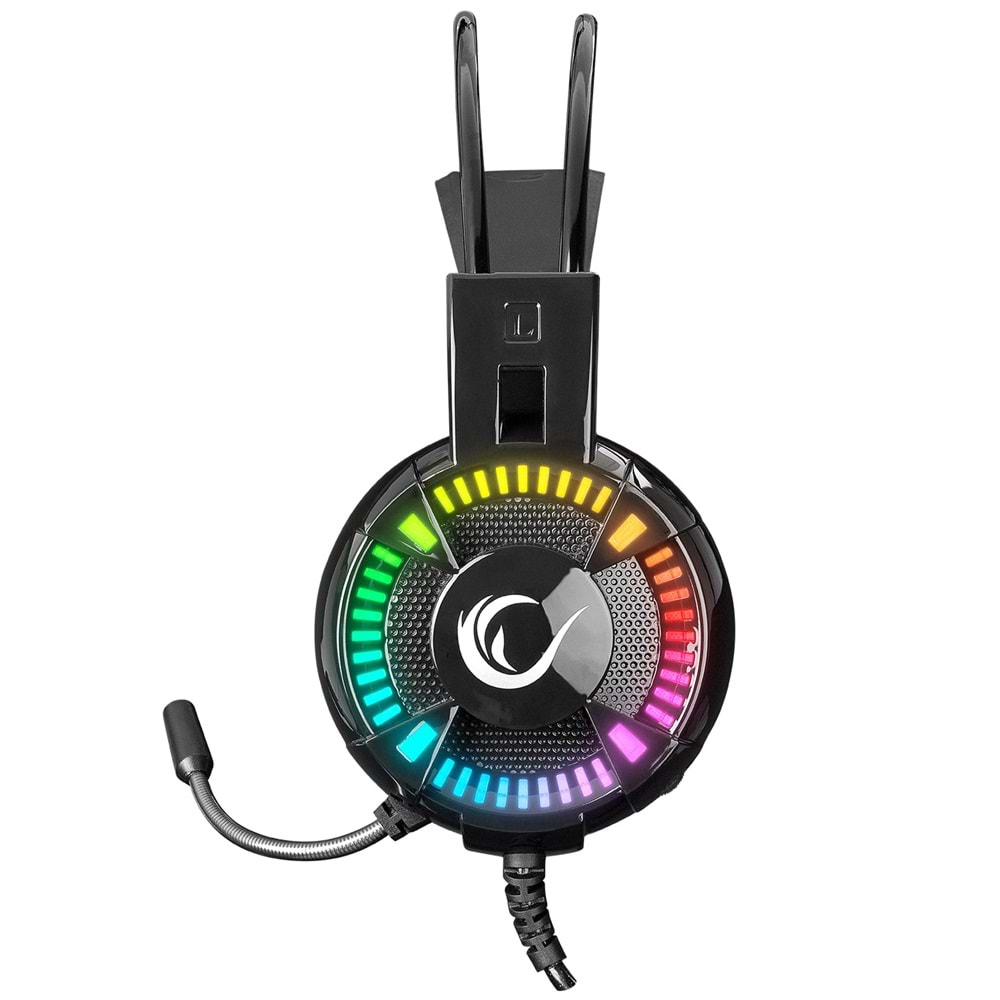 Rampage STYLES Siyah USB 7.1 RGB Mikrofonlu Gaming Oyuncu Kulaklığı