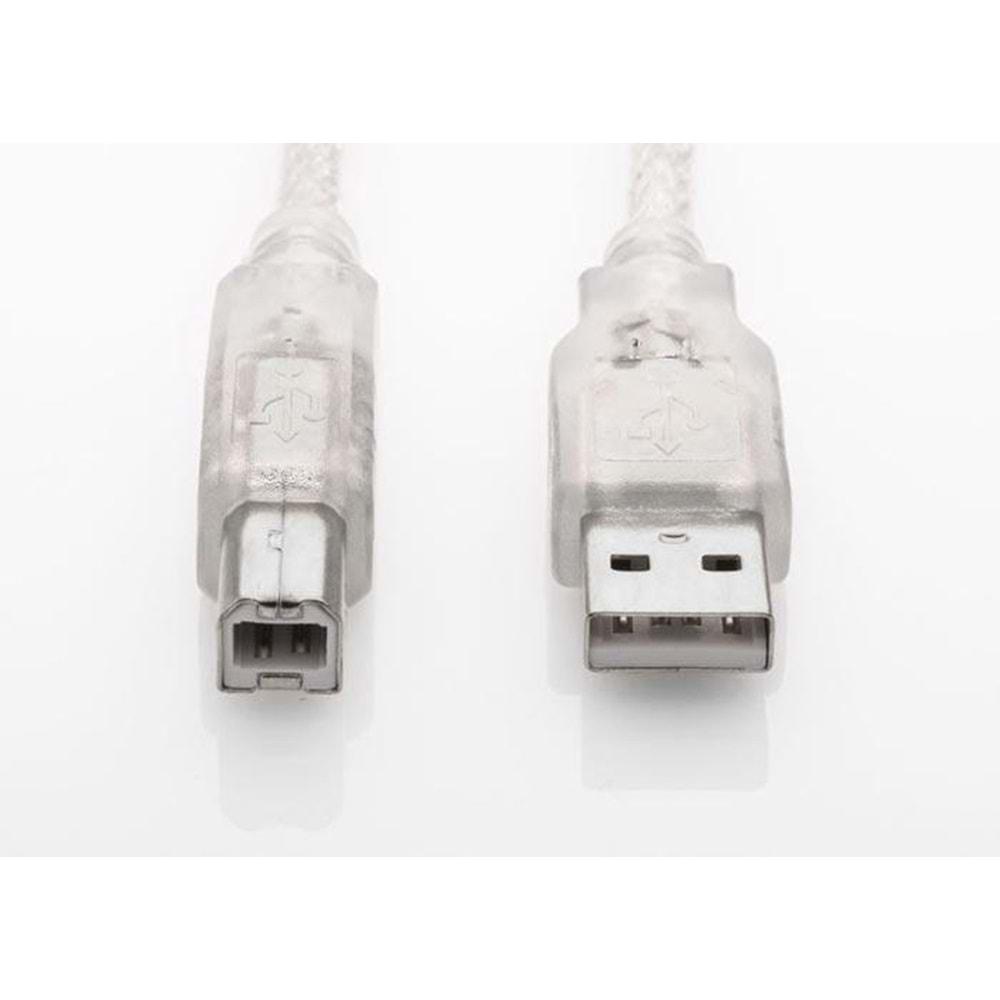 S-link SL-U2005 Usb2.0 5m Şeffaf Yazıcı Kablo