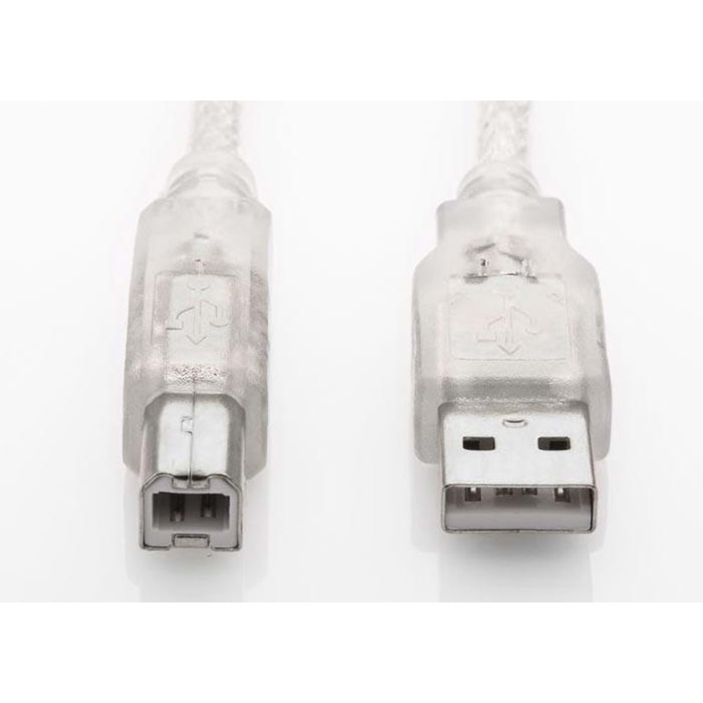 S-link SL-U2010 Usb2.0 10m Şeffaf Yazıcı Kablo