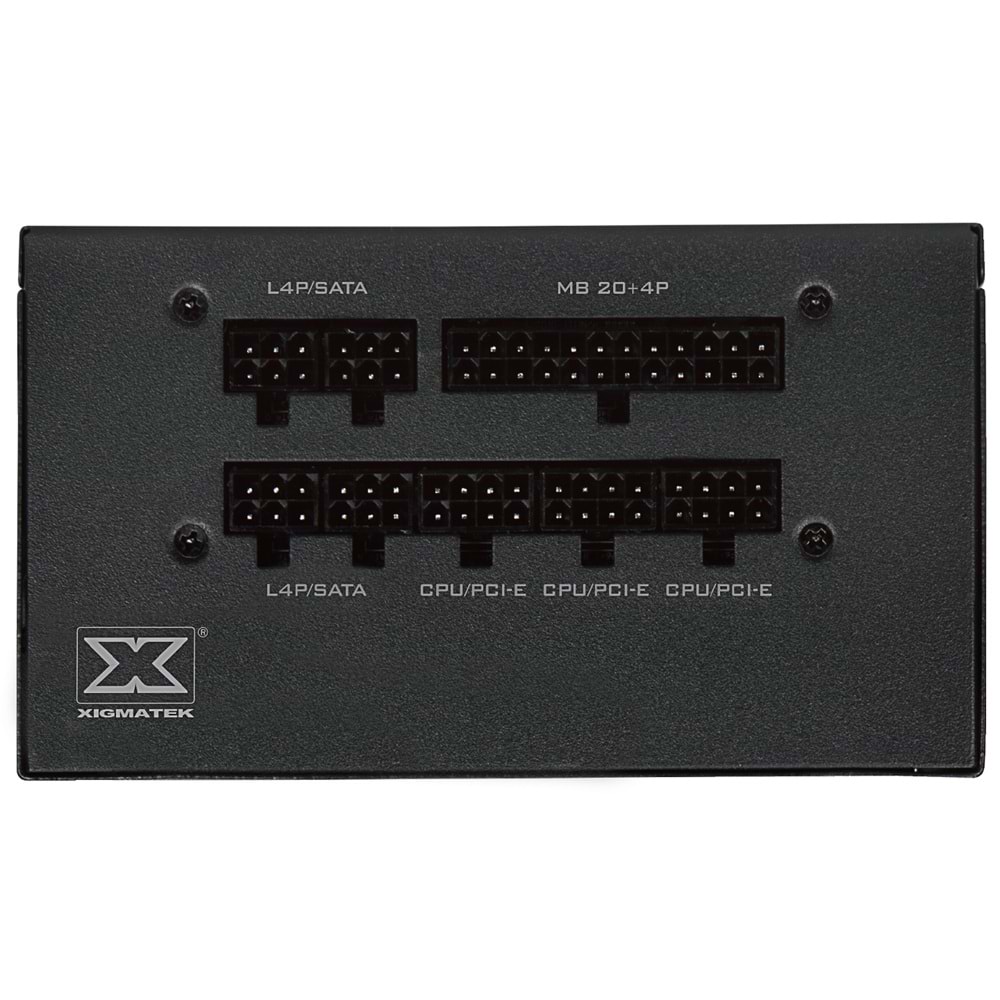 Xigmatek Hydra M650 650W 80 Plus Bronze Full Modular Güç Kaynağı PSU outlet
