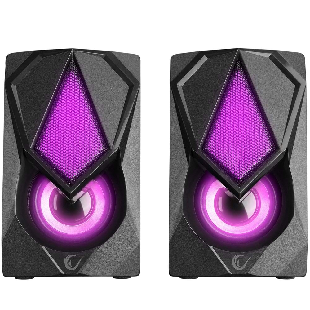 Rampage RMS-G19 2.0 5 Watt Işıklı Siyah Multimedia Speaker(Outlet)