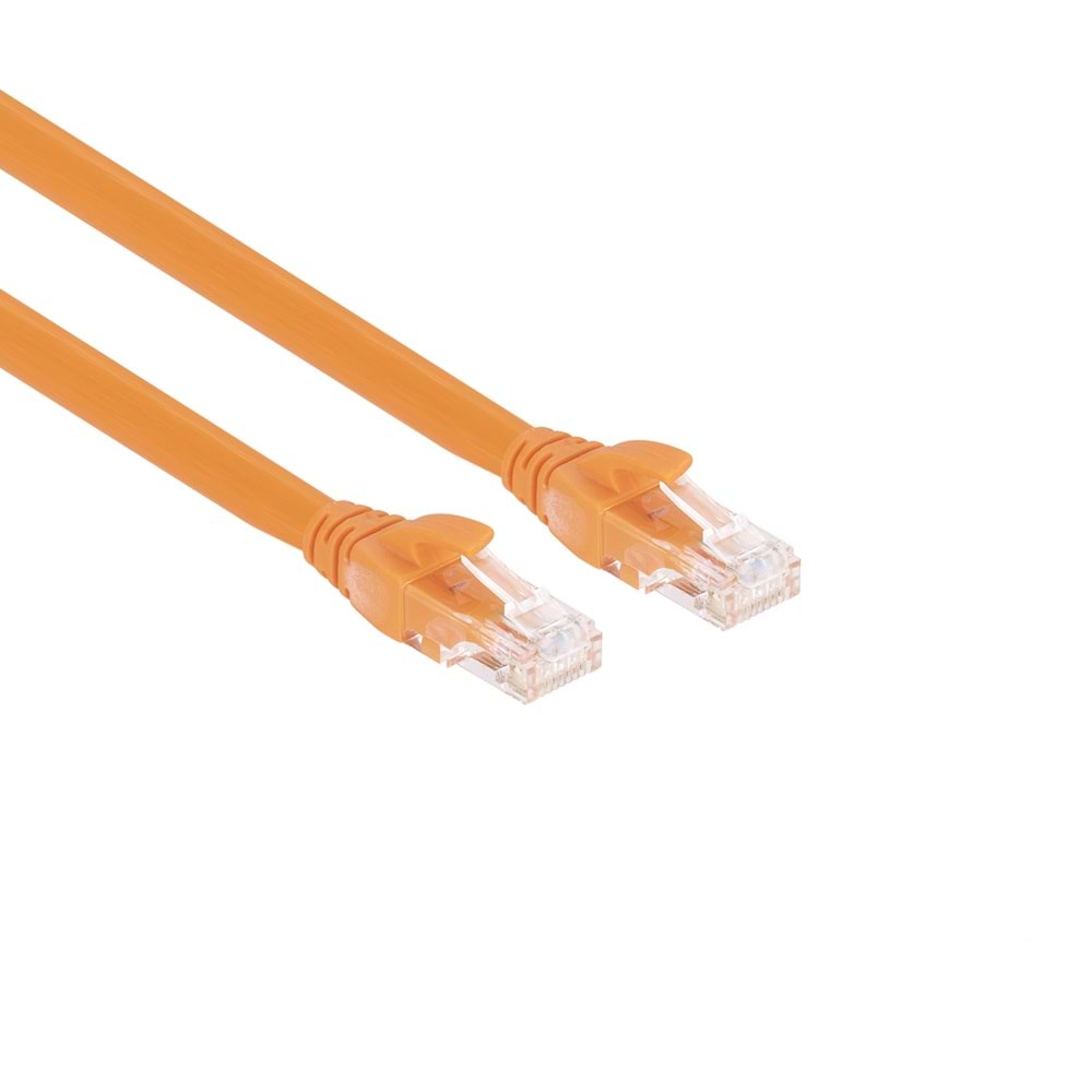 S-link SL-CAT610TR 10m Turuncu CAT6 Kablo, Gigabit Ethernet Kablosu