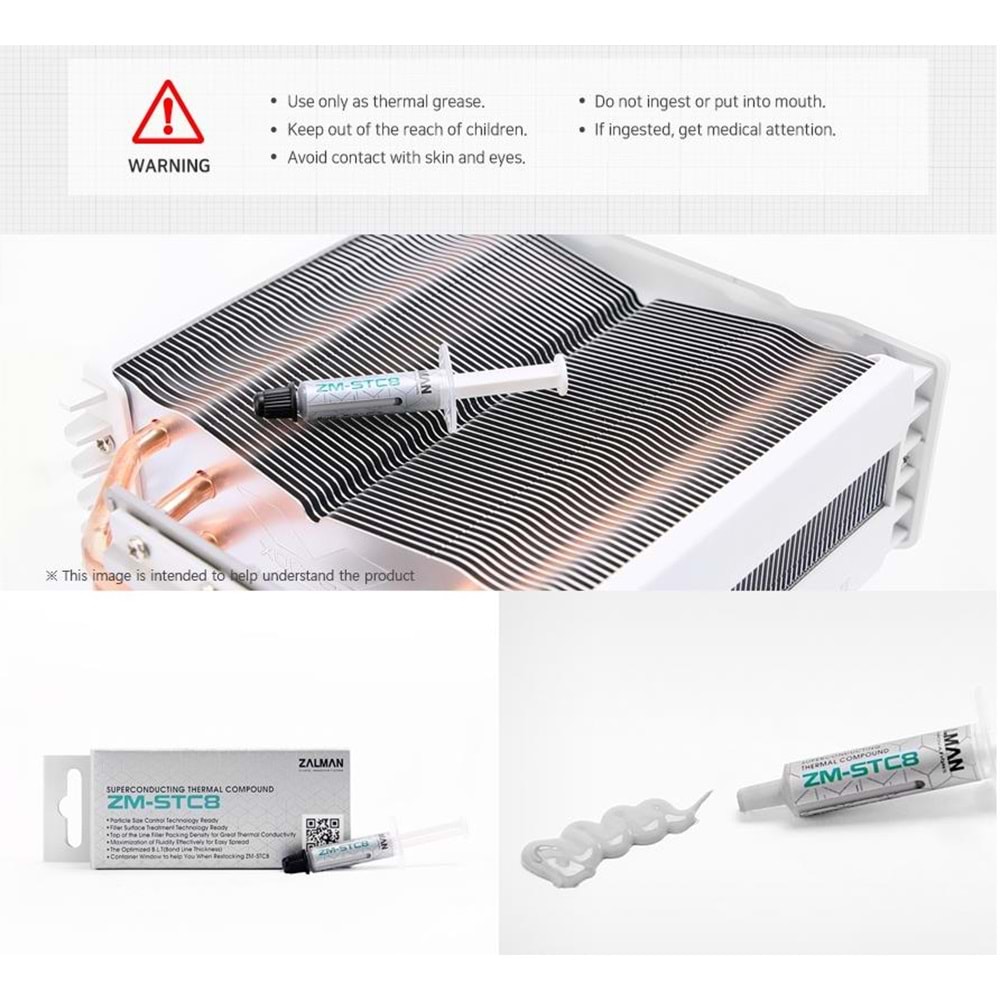 Zalman ZM-STC8 1.5Gr 8.3W Yüksek Permformans Termal Macun