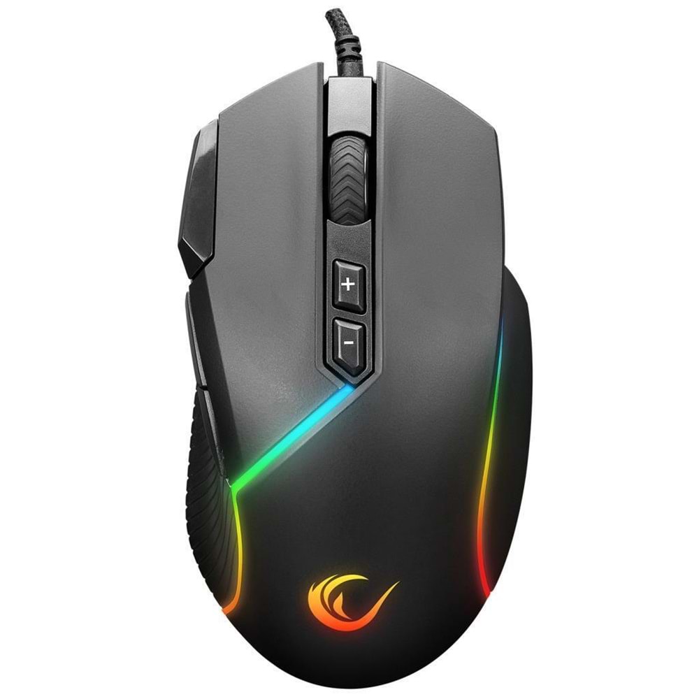 Rampage SMX-G39 COMFORT Usb 8 Makro+Extra Atış Tuşlu 7200dpi RGB Ledli Gaming Oyuncu Mouse