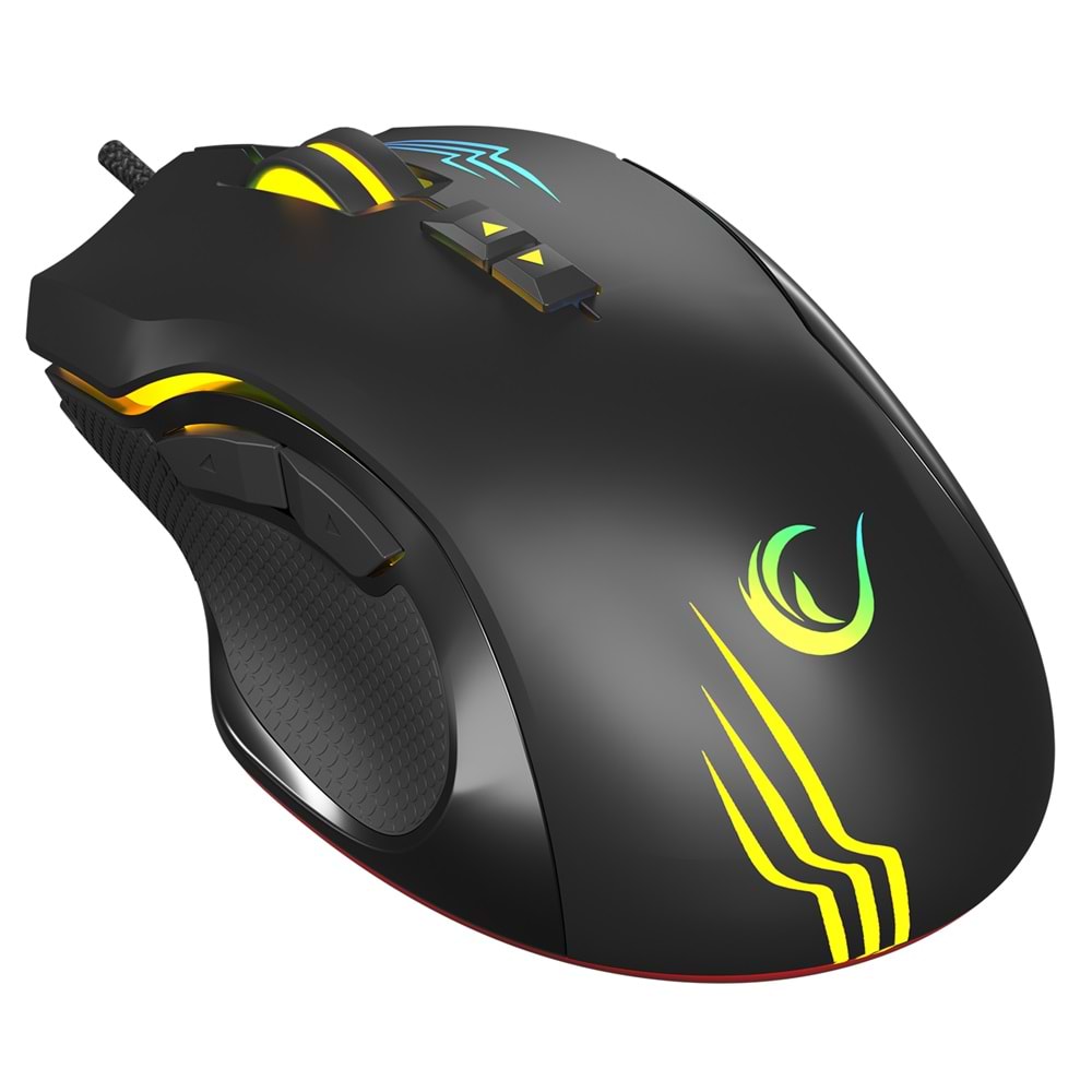 Rampage SMX-G38 CLAW USB 12800 DPI 7 Makro Tuşlu RGB Gaming Oyuncu Mouse