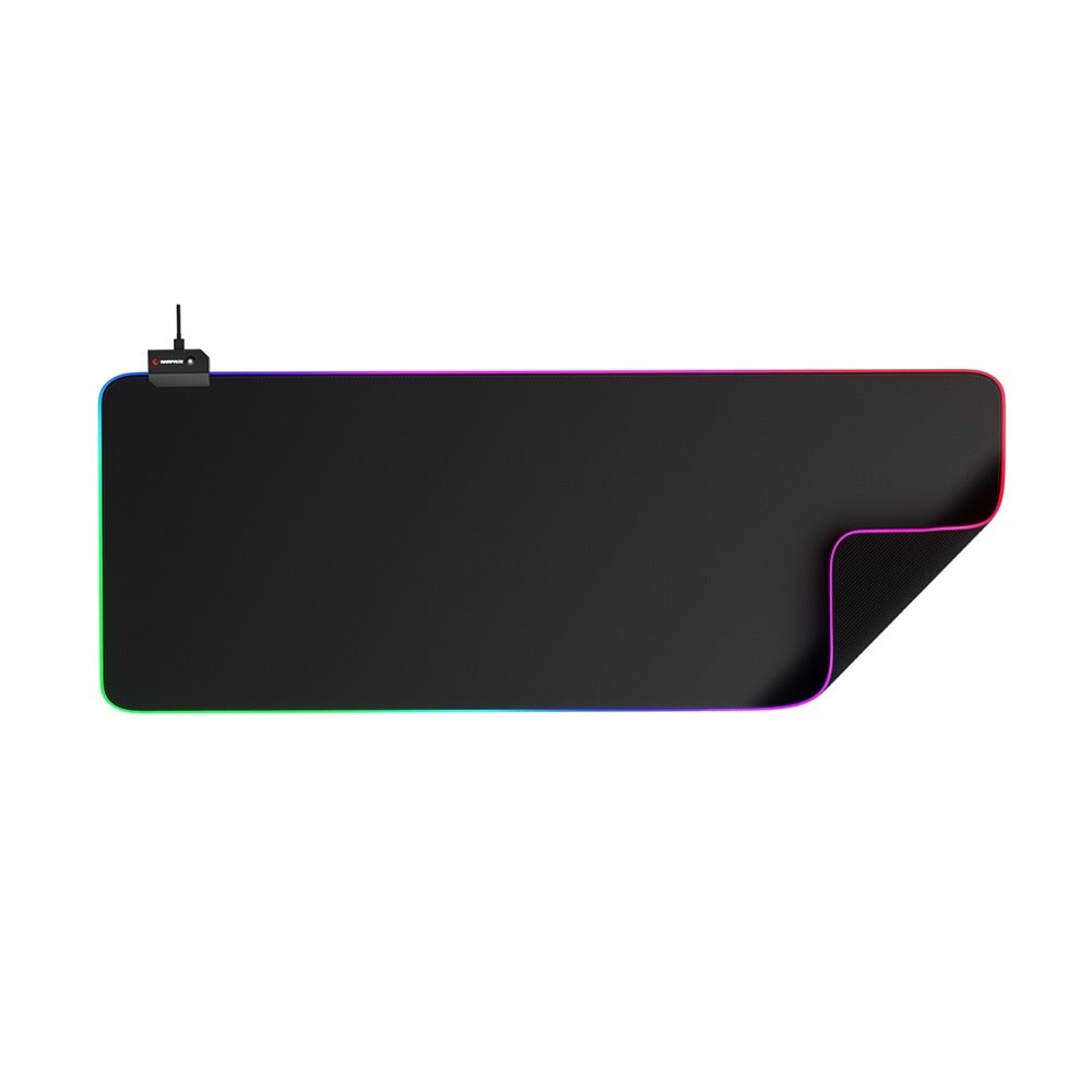 Rampage RGB XL (MP-22) Siyah 300*800*3mm RGB Ledli Gaming Mouse Pad (OUTLET-Kutu hasarlı)
