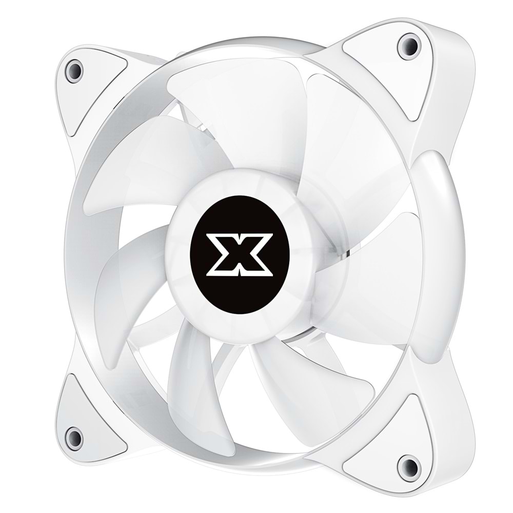 Xigmatek EN46461 GALAXY III ESSENTIAL ARCTIC 3x12cm BX120 ARGB Fan Kontrolcü+Kumanda Beyaz Kasa Fan Kiti
