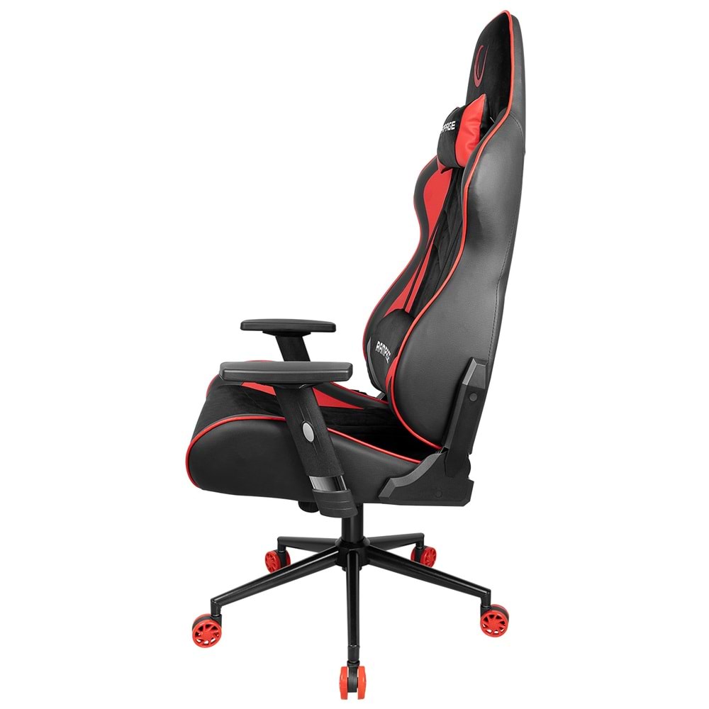 Rampage KL-R9 Alcantara Serisi Üst Seviye Terletmez Kumaş Kırmızı/Siyah Gaming Oyuncu Koltuğu Outlet
