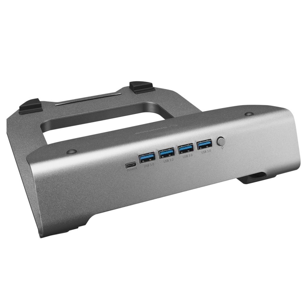 Rampage ADS-T6U RAMP 4 Adet USB 3,0 HUB ile RGB Işıklı Alüminyum Dizüstü Bilgisayar Standı