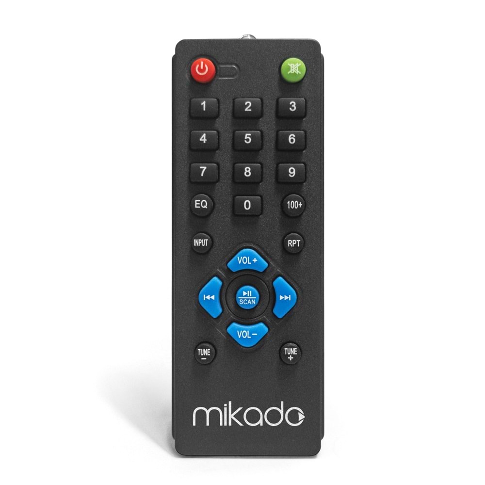 Mikado MD-370BT 2+1 38W Siyah BT/AUX/USB/FM/LED Işıklı Multimedia Speaker Outlet
