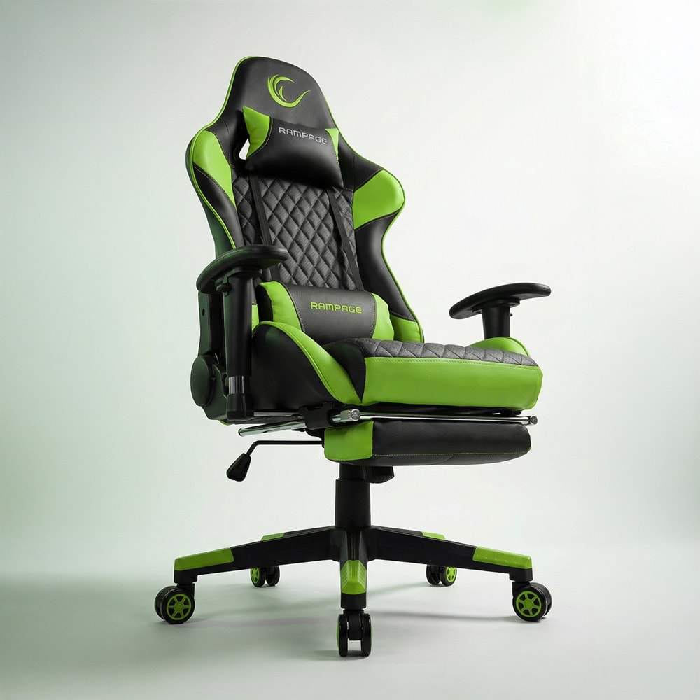 Rampage STYLES KL-R61 Yeşil/Siyah Oyuncu Koltuğu