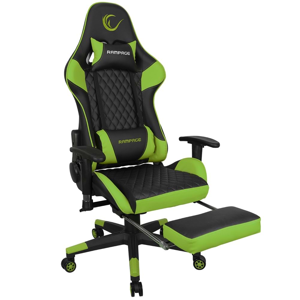 Rampage STYLES KL-R61 Yeşil/Siyah Oyuncu Koltuğu