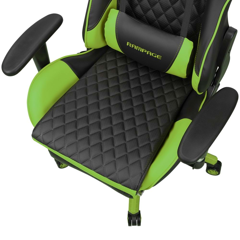 Rampage STYLES KL-R61 Yeşil/Siyah Oyuncu Koltuğu