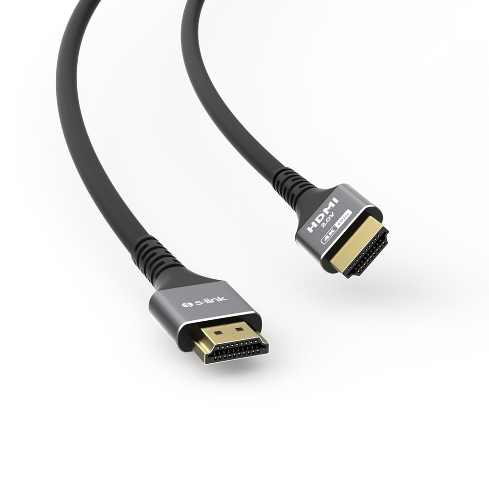 S-link SLX-HD4K015 1.5 Metre HDMI 2.0 4K 60Hz Metal HDMI Kablo
