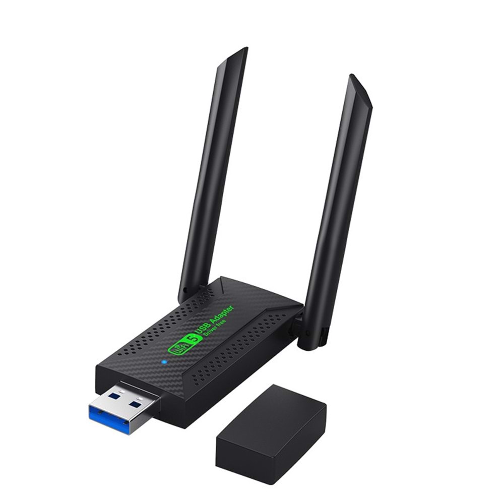 Everest EVERLINK EWA600 600Mbps 2.4GHz/5GHz WIFI-5 AC600 RTL8811 2*2dBi Antenli Usb Kablosuz Adaptör