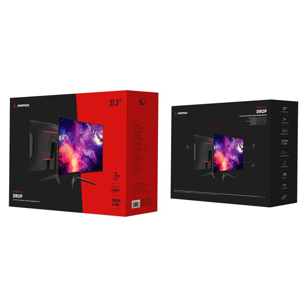 Rampage Drop DR32R240C 32