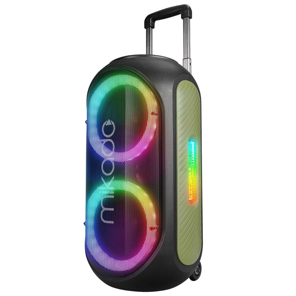 Mikado MD-BT125 100W USB/BT/TF/TWS 2 UHF Kablosuz Mikrofonlu Öğretmen/Toplantı Anfisi Outlet