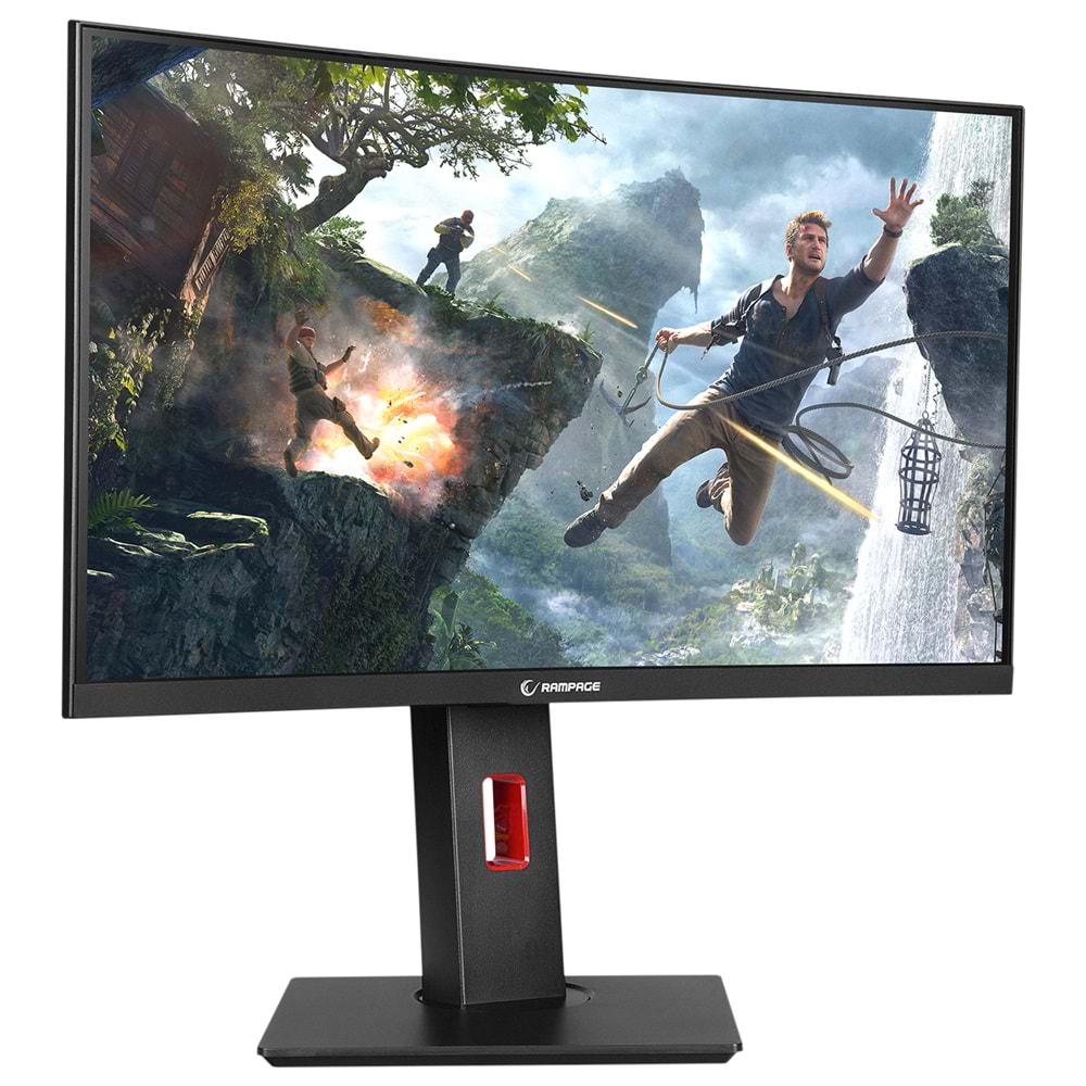 Rampage TRIANGLE TR24R165C 24 165Hz 1ms CSOT VA Full HD RGB Freesync HDR Pivot PC Curved Oyuncu Monitörü Outlet