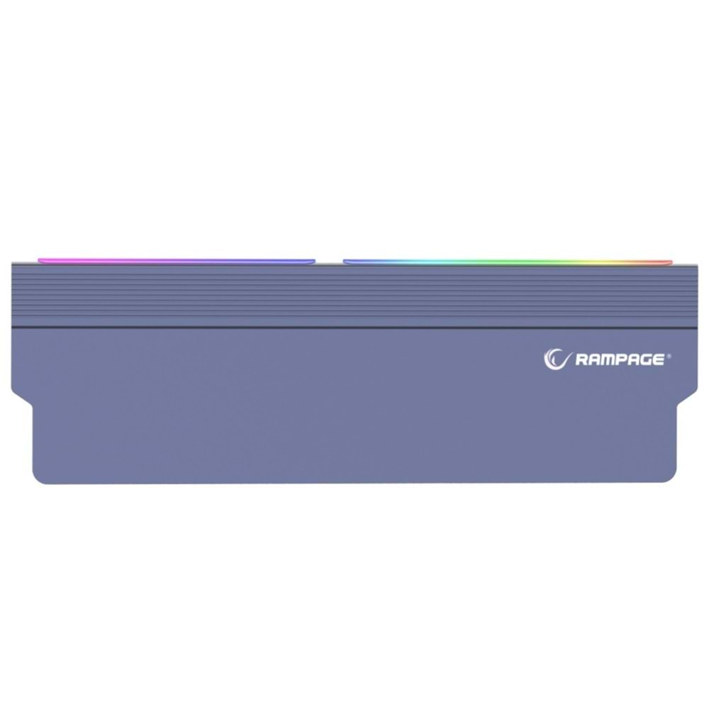 Rampage TRIM X20 Siyah UDIMM Uyumlu ARGB Aluminyum PC RAM Soğutucu (OUTLET-Kutu Hasarlı)