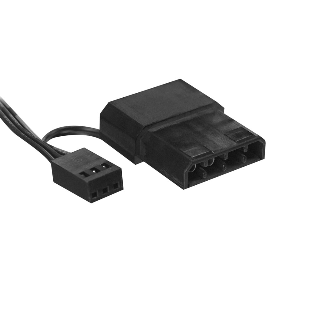 Rampage GLARE F50 38CFM 1200RPM 12cm Rainbow 3P+4P Molex Soketli Siyah Kasa Fanı