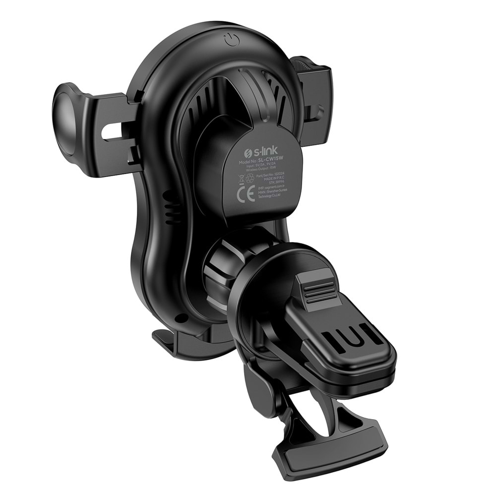 S-link SL-CW15W Otomatik 15W Sensörlü Telefon Tutucu Kablosuz Şarj Cihazı