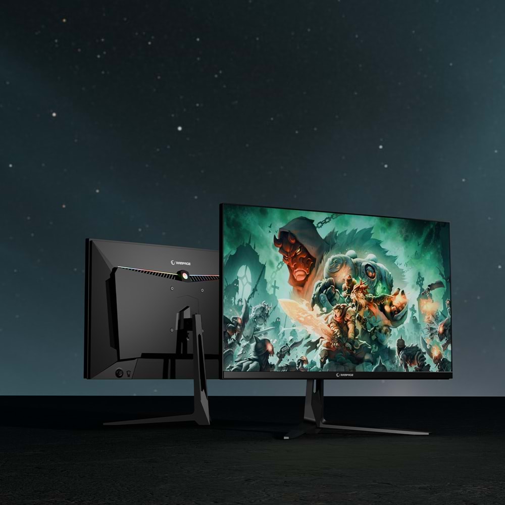 Rampage Cyclops CY25R240 25 İnç 240Hz 1ms FHD VA HDR FreeSync RGB Oyuncu Monitörü outlet