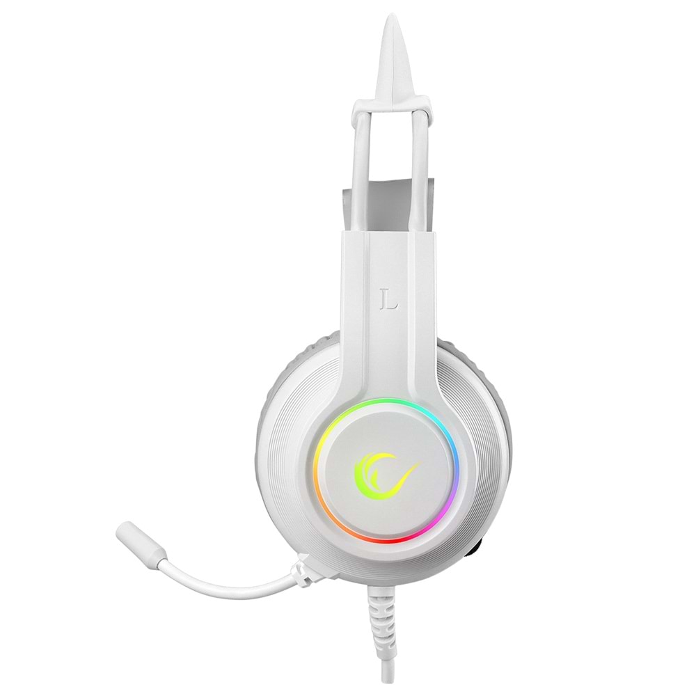 Rampage RM-K91 X-CATTY Beyaz USB 7.1 RGB Mikrofonlu Gaming Oyuncu Kulaklığı