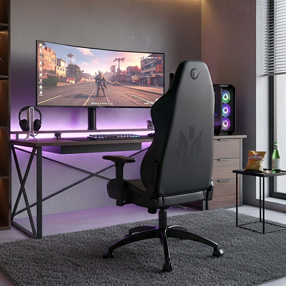 Rampage KL-R45 MASSIVE Siyah Oyuncu Koltuğu (OUTLET)