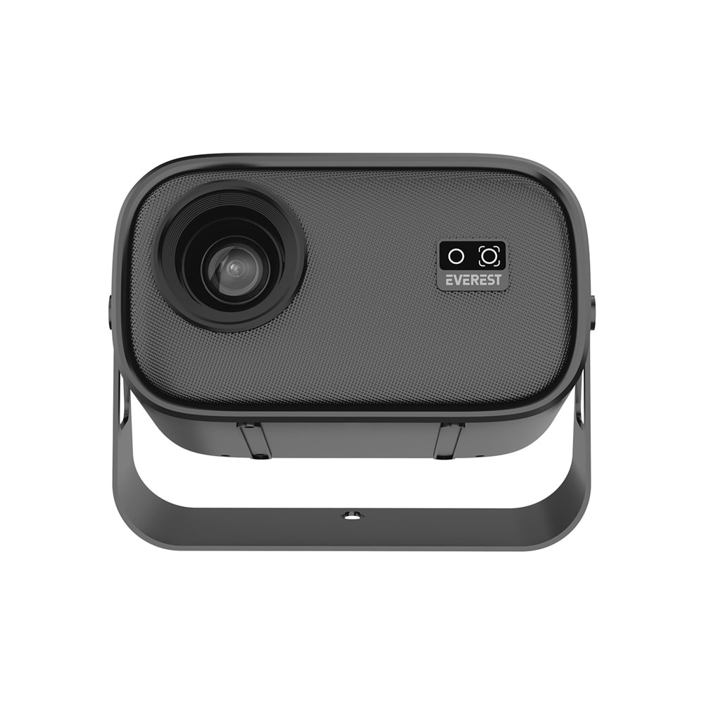 Everest PJ04 Pandora Siyah/Gri Taşınabilir 1280*720P 7500 Lumen 4K Destekli Andriod 13 HD Projeksiyon Cihazı