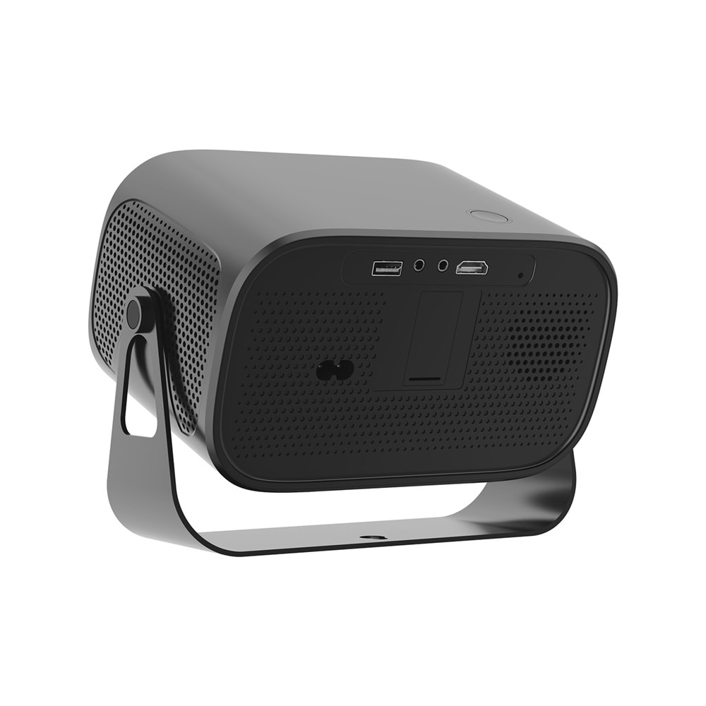 Everest PJ04 Pandora Siyah/Gri Taşınabilir 1280*720P 7500 Lumen 4K Destekli Andriod 13 HD Projeksiyon Cihazı